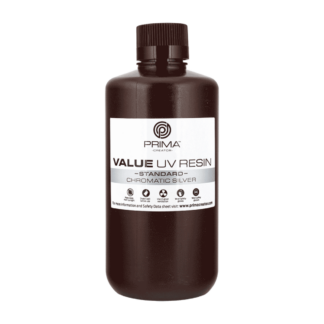 PrimaCreator Value UV / DLP Resin - 1000 ml - Chromatic Silver