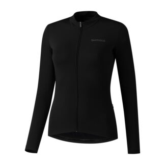 Shimano Kaede Thermal - Cykeltrøje thermo - Dame - Sort - Str. 2XL