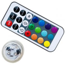 Vandtæt Led-lys + Fjernbetjening - Multi Color (remote) - Led-lys