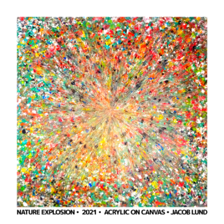 Nature Explosion poster af Jacob Lund Art
