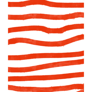 Red Stripes af Jacob Lund Art