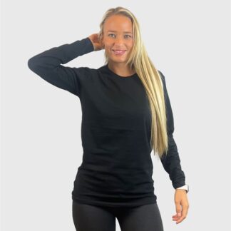 Basic Activewear Long Sleeve Women Black