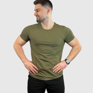 Basic Activewear T-Shirt Premium Men Army
