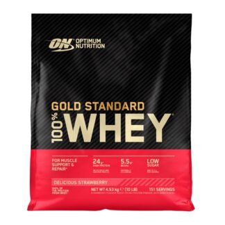 Delicious Strawberry Optimum Nutrition Gold Standard 100% Whey 4,45kg