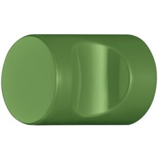 Cylindrisk knopgreb med fordybning, majgrøn, polyamid