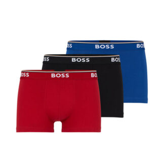 BOSS Power Boxerbreif 3-pack, blå, rød, sort