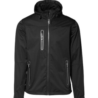 ID Softshell Jakke, Letvægt (Sort, 2XL)