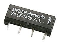 Reed relæ, 5V, SIL05-1A72-71L, Meder Electronic