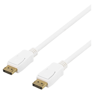DisplayPort kabel 1.2 - 4K / 30Hz - Hvid - 20 m