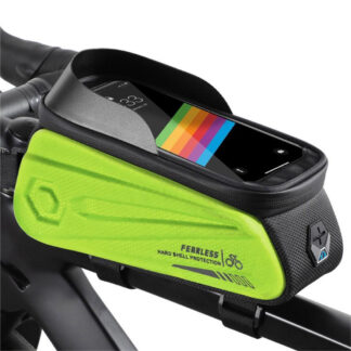 West Biking - Vandtæt Touch cykeltaske Med holder til Smarphone - Gul