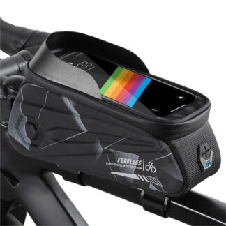 West Biking - Vandtæt Touch cykeltaske Med holder til Smarphone - Kamouflage