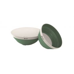 Outwell Collaps Bowl & Colander Set Shadow Green - Skål