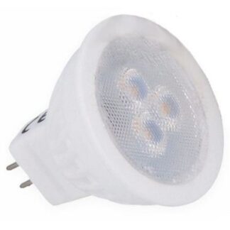 3W LED spotpære - Keramisk, 35mm, 12V, MR11 / GU4 - Dæmpbar : Ikke dæmpbar, Kulør : Kold