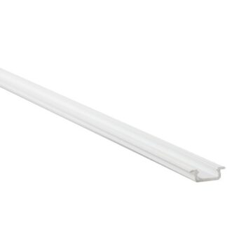 Aluprofil Type Z til indendørs IP20 LED strip - Nedsænket, 1 meter, hvid, vælg cover - Front cover : 1. Matteret