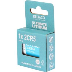 Deltaco Ultimate Lithium Battery, 6v, 2cr5, 1-pack - Batteri