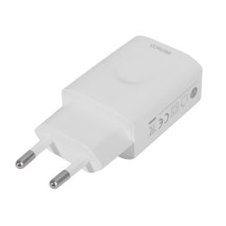 Deltaco Usb Wall Charger 5 V, 2.4 A, 1x Usb-a, Retail Pack, White - Oplader