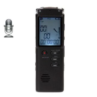 Diktafon / Voice recorder Mp3 afspiller - 8GB m/LCD skærm