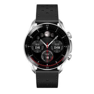 GARETT V10 Smartwatch - Bluetooth opkald/Sports modes/Puls - Sølv/sort