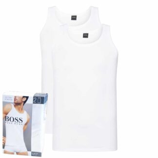 Hugo Boss 2-Pak Tank Top Cotton Stretch Hvid - XXL