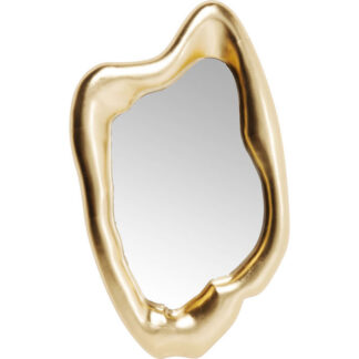 KARE DESIGN Hologram GuldÂ vægspejl - spejlglas og guld polyurethan (117x68)