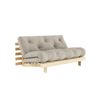 Karup Design Roots Sovesofa M. Madras 160x200 914 Linen/Fyrretræ