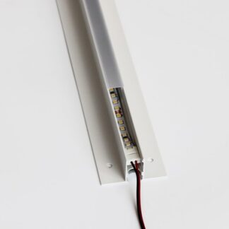 Troldtekt Skinne 60 cm til LED strips - Planforsænket, kan forlænges