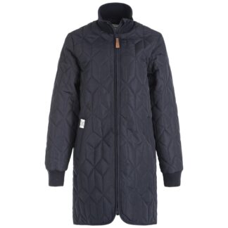 WEATHER REPORT Nokka W Long Quilted Jacket Navy - 42 - NAVY