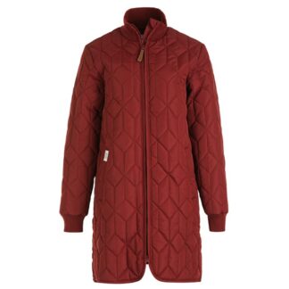 WEATHER REPORT Nokka W Long Quilted Jacket Rød - 38