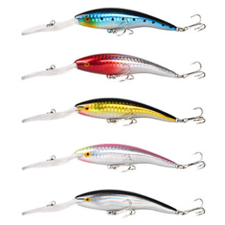 XY-616 Swimbait ABS Wobler 15,8 cm - Sæt med 5 stk. og kasse