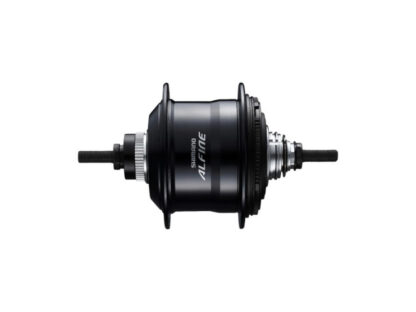 Shimano Alfine - Bagnav med 11 gear, friløb og til skivebremse - 36 eger huller - Sort