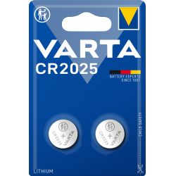 Varta Cr2025 Lithium Coin 2 Pack (b) - Batteri