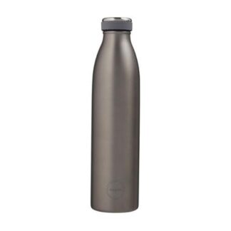 Aya&ida, Drinking Bottle, Drikkeflaske Med Låg, 750 Ml, Cool Grey