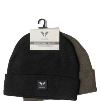 Fat Moose Base 2-pack beanie Black / Army