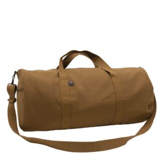 Rothco Canvas Skulder Dufflebag Brun 44L