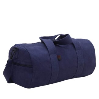 Rothco Canvas Skulder Dufflebag Navy Blå 12L